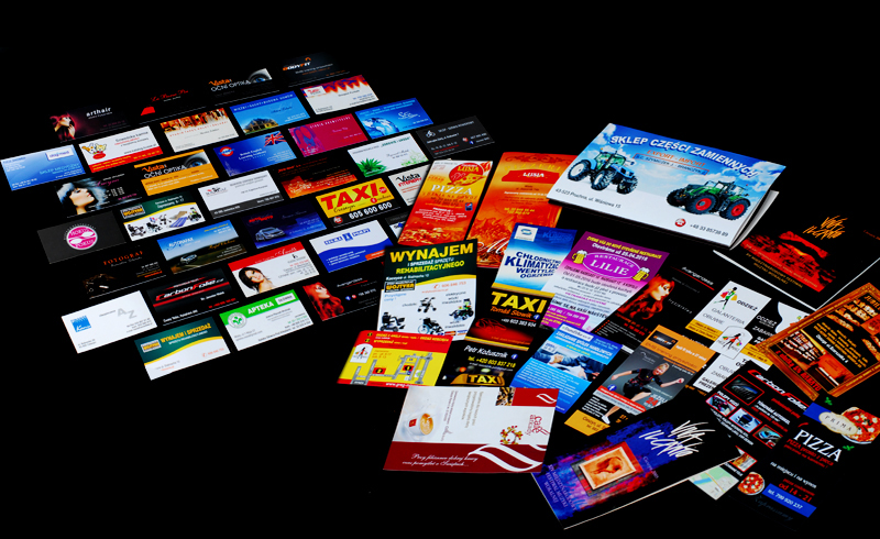 ulotki, wizytówki, foldery, teczki - Cieszyn, Skoczów, Ustroń, Wisła